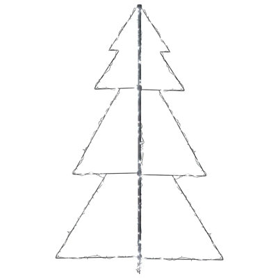 Christmas Cone Tree Artificial Xmas Tree with LEDs Christmas Lighting