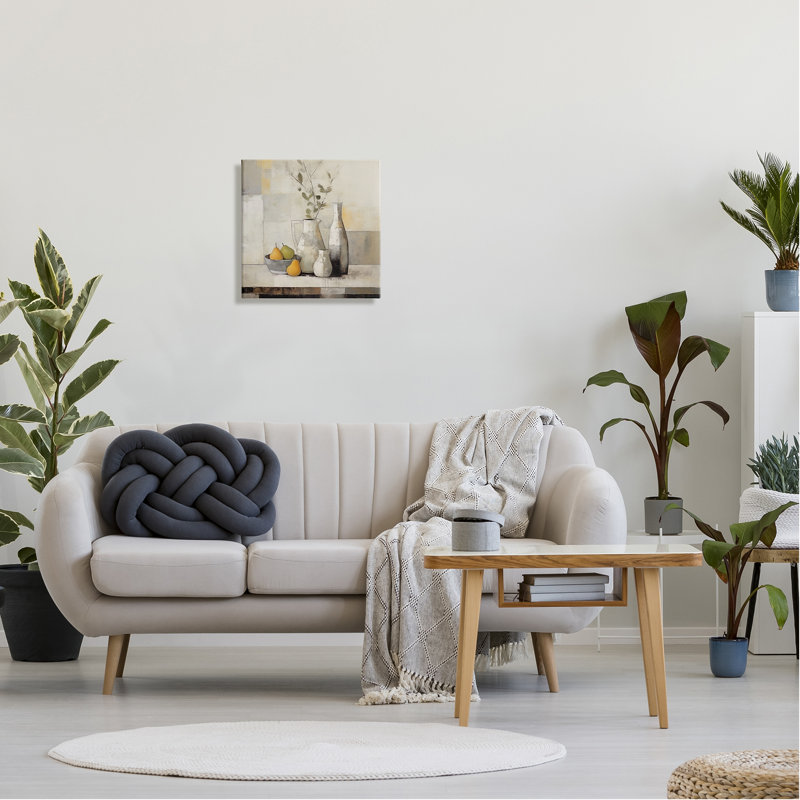«Country Pear Still Life» sur toile, H 17 po x l 17 po x P 1,5 po