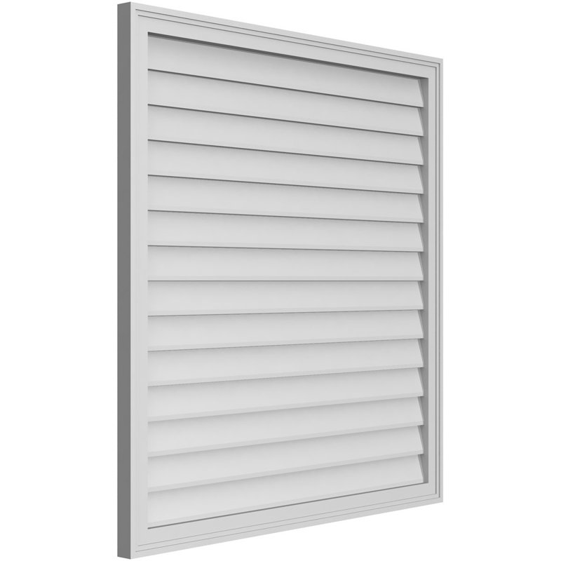 Cadre en brique, brun clair apprêté, H 42 po x l 40 po x P 1,5 po