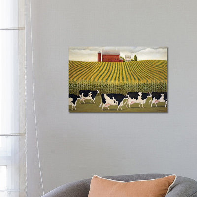 Nebraska Corn Field by Lowell Herrero - Wrapped Canvas Gallery-Wrapped Canvas Giclée