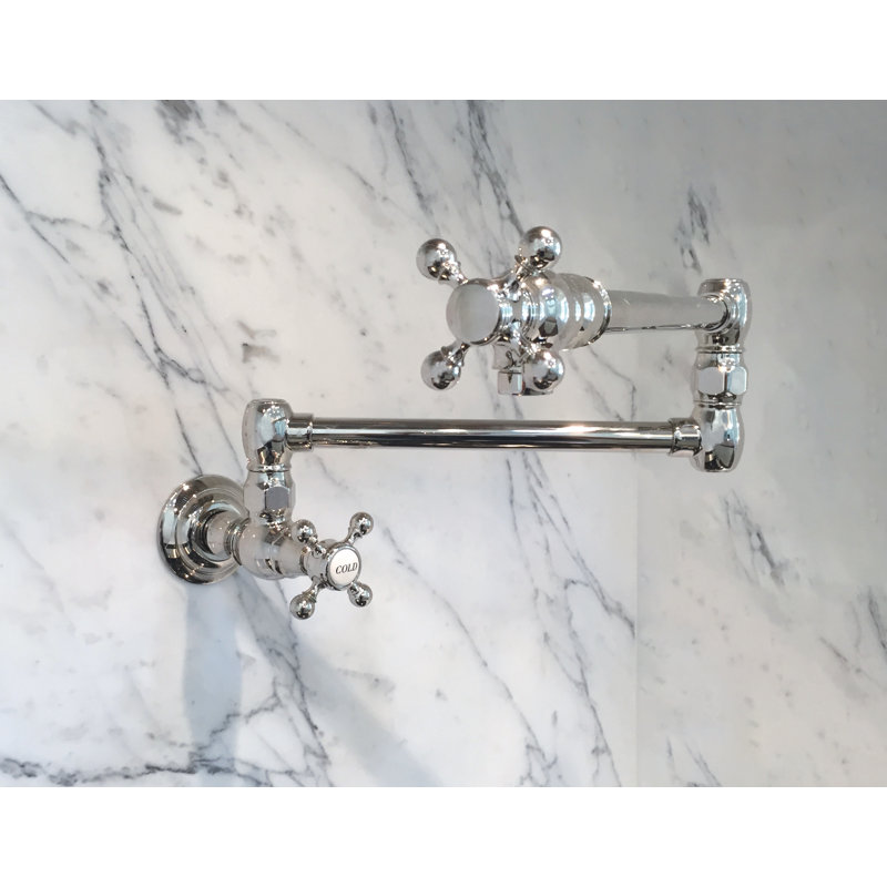 Chesterfield Pot Filler, Polished Chrome