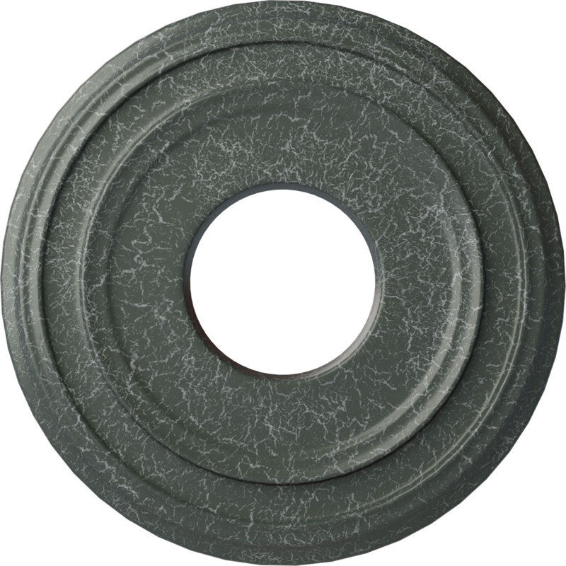 Médaillon de plafond en spirale Endurathane, Craquelure vert athénien