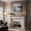 23 inch Electric Fireplace  3D Log set insert, Infrared Fireplace Heater for Indoor