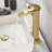 12-1/5” Solid Brass Single Lever Vessel Sink Faucet, High Arc Sink Faucet with Optional Drain Assembly-66151213-94576199