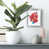 Silver Framed Canvas