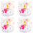 Gardenia 0.25ml Acrylic Drinking Glass Set