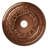 EnduraForm PVC Baltimore Thermoformed Ceiling Medallion, 22"OD x 3 1/2"ID x 1"P (Fits Canopies up to 7 3/4"), Metallic Antique Brass-70556181-137634723