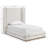 Solange Linen Textured Fabric Upholstered Bed-1816615711