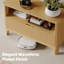 Table basse carrée avec rangement, table basse à plateau relevable pour le salon