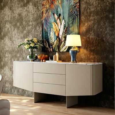 Italian luxury-style side cabinet