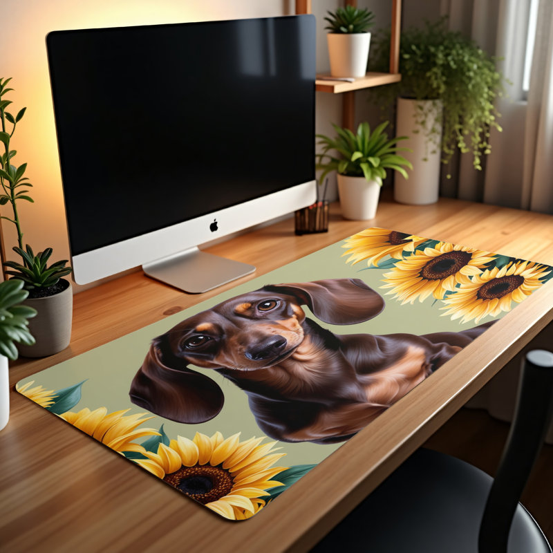 Polyester Desk Pad, 23.6x13.8