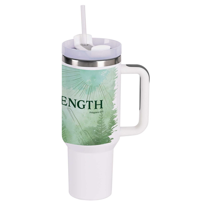 Gobelets de force des Philippiens 4: 13 40 oz