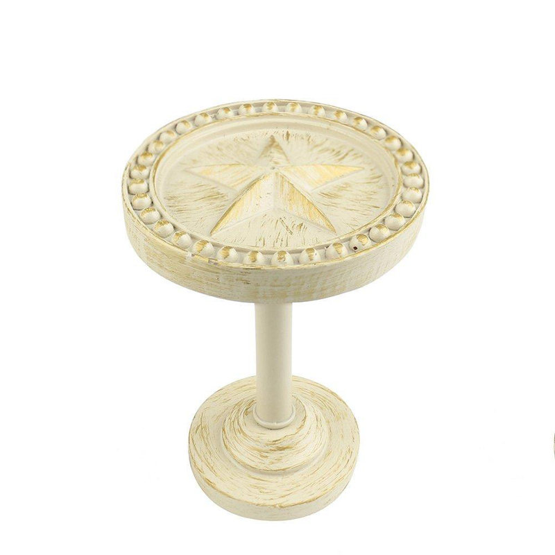 Retenue de rideau Primeaux Star Medallion, Blanc doré de France