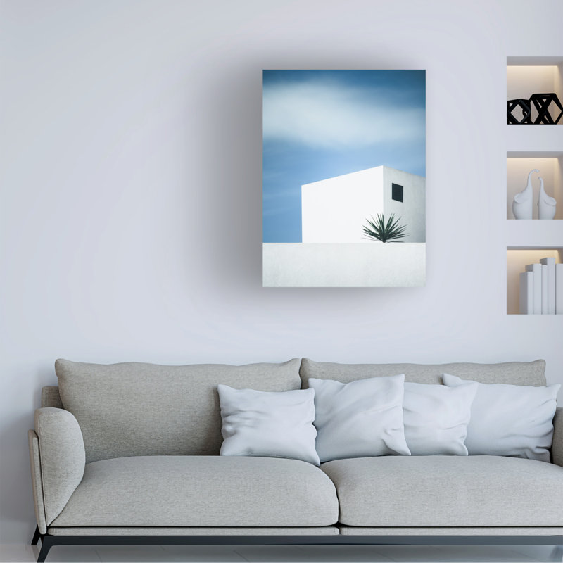 Palmier sur toile, L 18 po x H 24 po