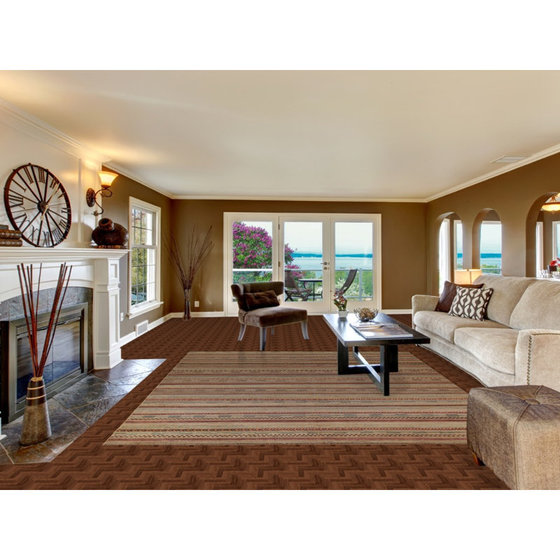 Striped Gabbeh  Area Rug 8x10