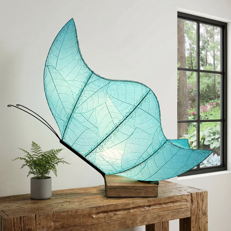  Butterfly Large Table Lamp Sea Blue, Blue
