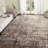 Modern Abstract Area Rug, Washable Rugs for Living Room, Non Slip & Stain Resistant Ombre Print Accent Carpet, Low Pile Home Decor Floor Decoration Mat-1337440136-1339440412