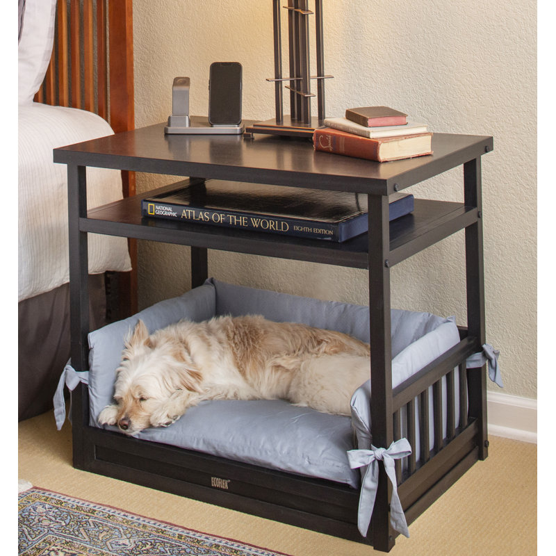 New Age Pet® ECOFLEX® Sherie Dog Bed Nightstand-, Espresso