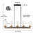 Boyabat 5 - Light Dimmable Chandelier