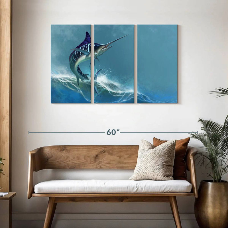 Brampt Marlin Jump, 28" H x 45" W