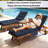 Outdoor Chaise Lounge Cushion, with Side Pocket, Tufted Patio Furniture Replacement Cushion-1170144900-1170144902