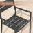 6-Person Patio Dining Set with 53" Metal Round Dining Table and 6 Stackable Armrest Chairs-1224839153