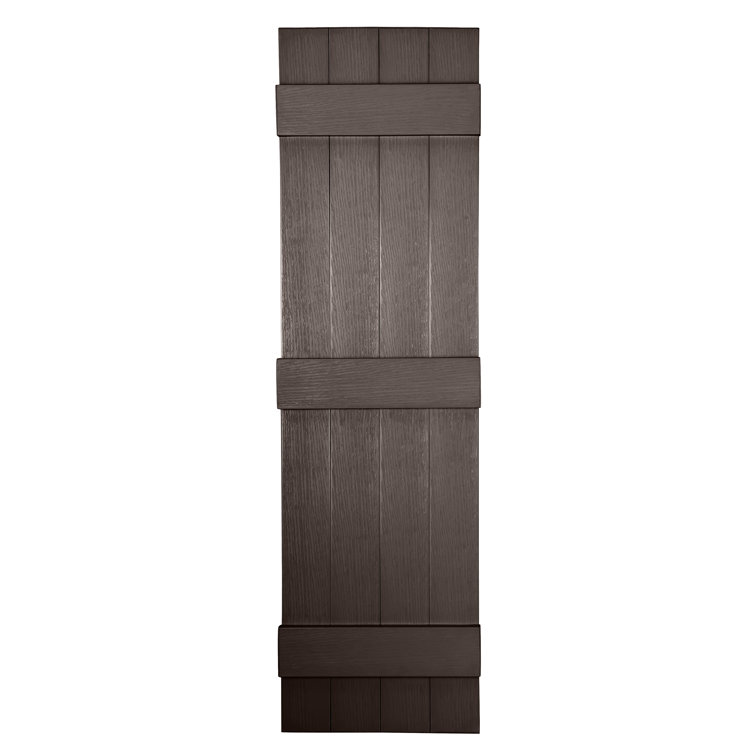 Custom 4 Board Closed BNB Shutters
