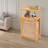 Bamboo Clothes Organizer, Storage Shelf For Laundry Room-1542324993