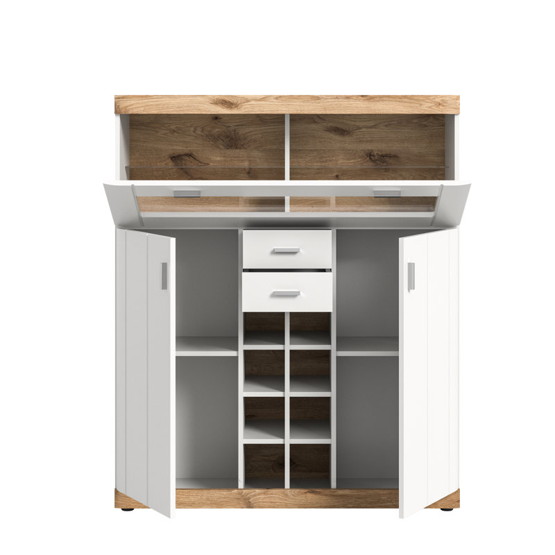 Earlton 117cm Wide 2 Drawer Highboard