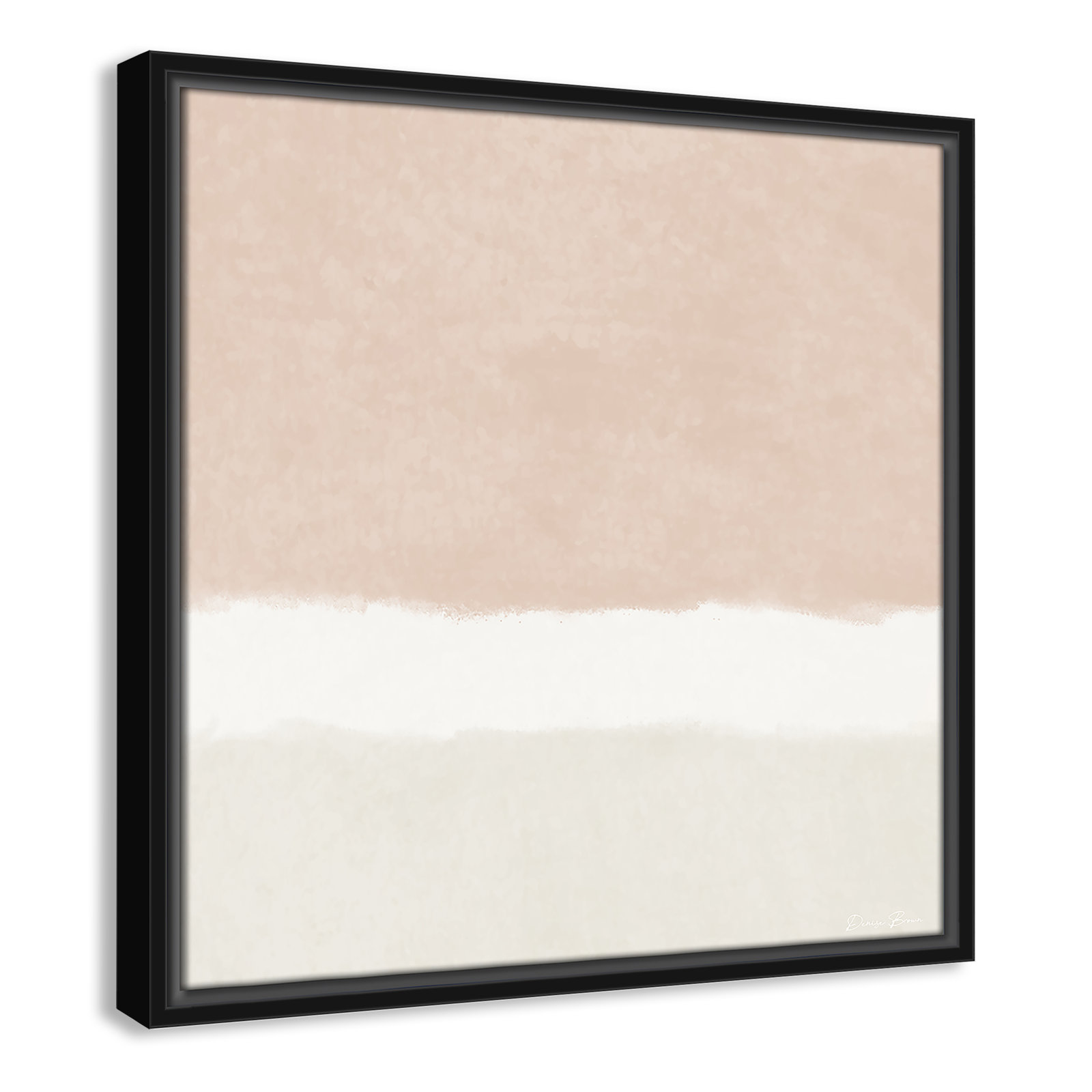 Willadeene "Slate 2" Print, 17.5" H x 17.5" W, Black Framed