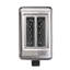 Grille-pain 2 tranches en acier inoxydable brossé