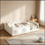 Lit double tapissier sur pied-1166987193