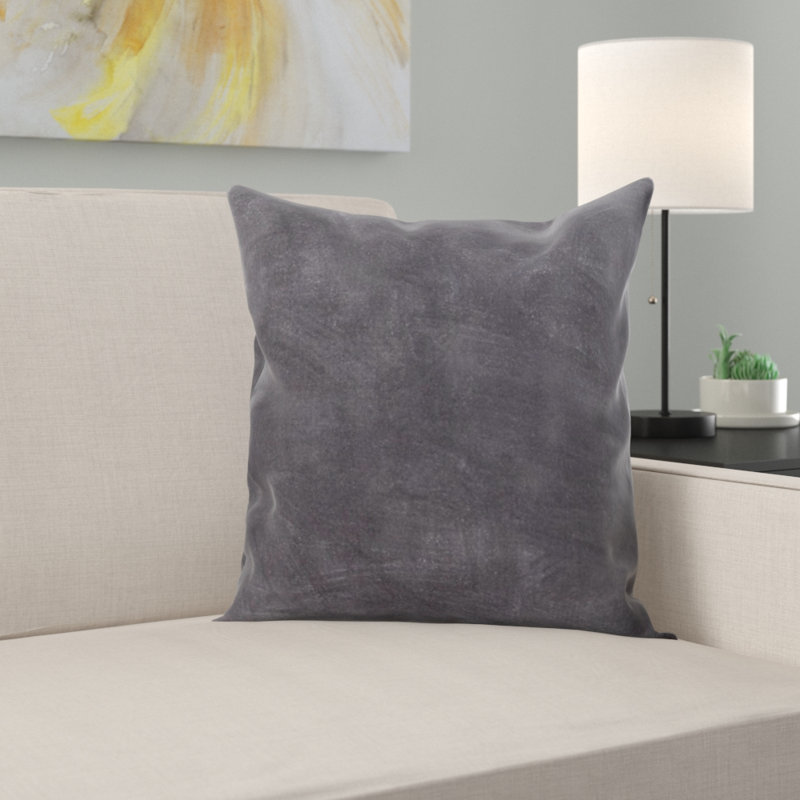 Microsuede Throw Pillow