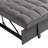 Dark Grey Bed With Trundle, High - Quality Velvet 2 Seat, Convertible To Sleeper Or Recliner, Adjustable Back For Sitting, Lying, Sleeping, Easy Clean And Maintain, Pillows, Ports Phone Stand Seat-1381277626