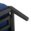 Ensemble de conversation d'extérieur en teck pour quatre personnes avec coussin et deux tables d'appoint-738850633-738850632