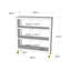 Osnabrock 97cm H x 89cm W Standard Bookcase-271461549