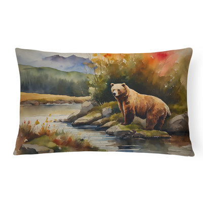 Kodiak Bear Throw Pillow