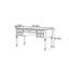 Bureau peint de style rétro-859816757