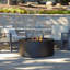 Aegean 36" Round Steel Propane or Natural Gas Fire Pit Table by Real Flame-83911007
