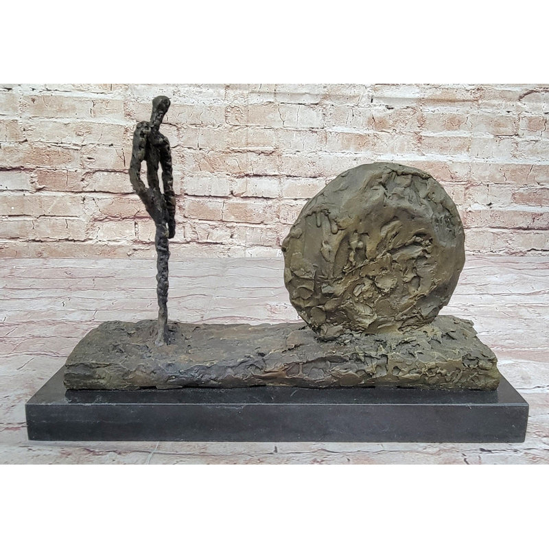 Statue de femme et roue Esia
