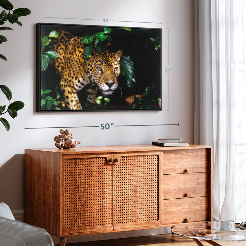 Animal «Rainforest Jaguar Wall Art», H 27 po x l 40 po