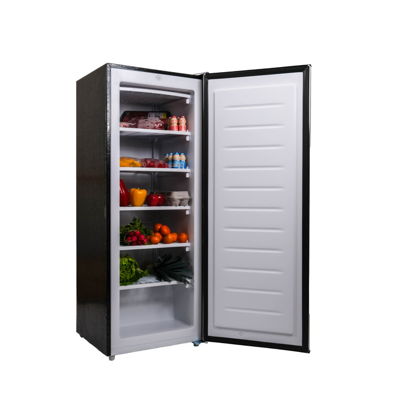 Frigidaire 6.5 Cu. Ft. Garage Ready Upright Freezer, Space Saving Deep Freezer with Reversible Doors