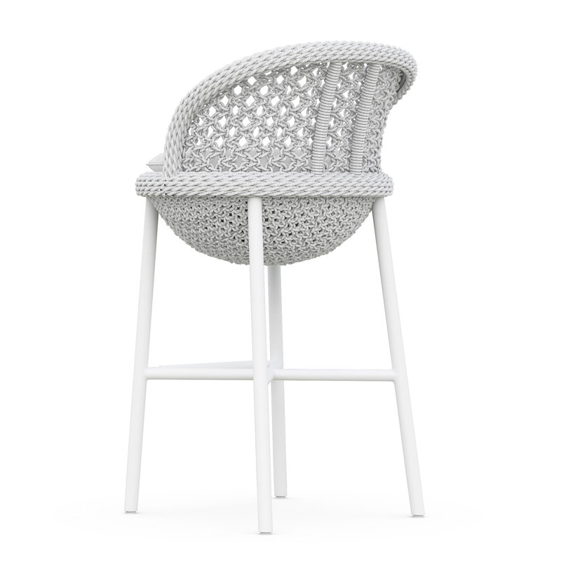 Montauk Patio Bar Stool with Cushion, 32.67" H
