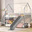 Lit superposé avec glissade et escalier Yosef-815633903