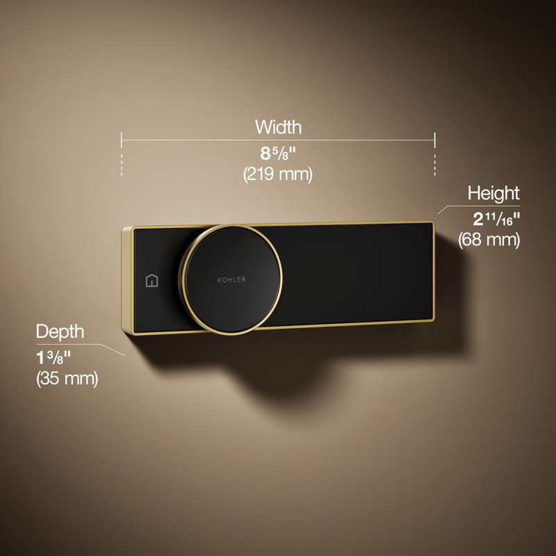 Anthem Digital Shower Control, Vibrant Brushed Moderne Brass
