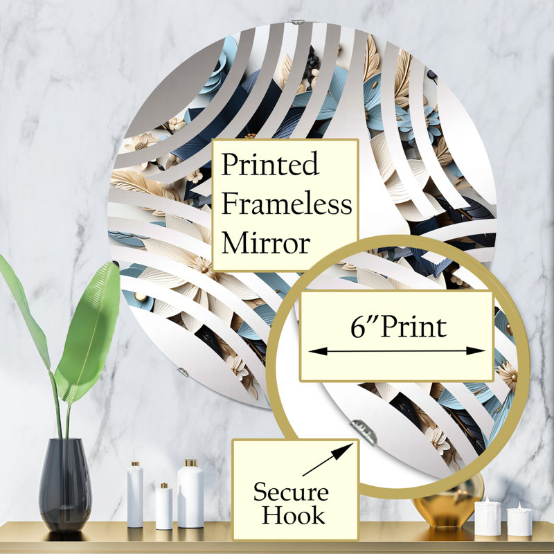 Circle Mirror, 31.4" x 31.4"