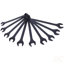 Très grand ensemble de clés combinées SAE, 10 pièces, ensemble de clés jumelées à oxyde noir SAE 1-5 / 16 "- 2" avec pochette