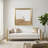 47X47 Hand Painted Swing Set, Gold/White