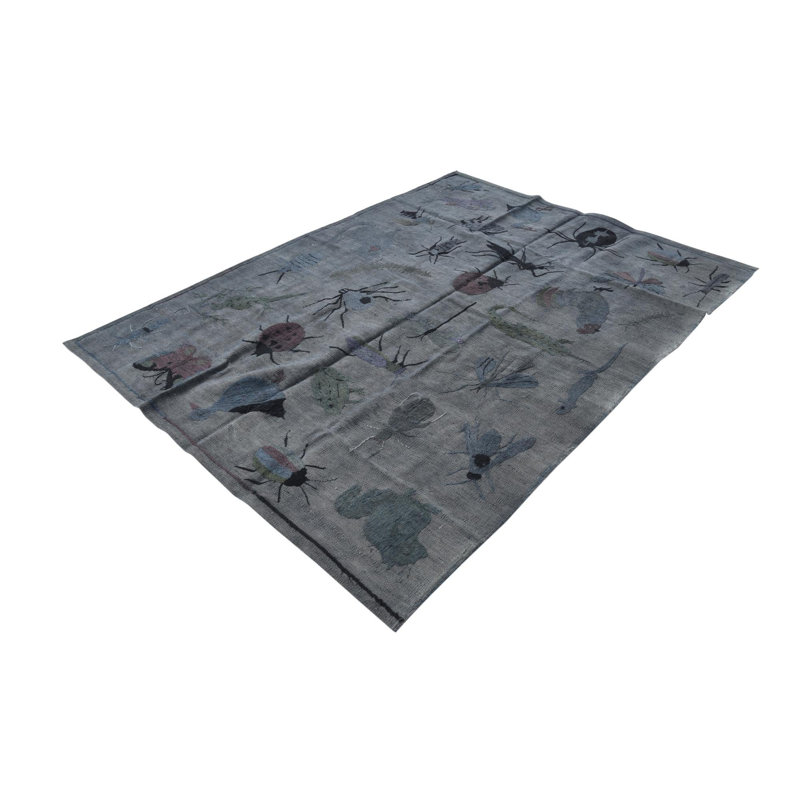 Poe Navy Blue Rug