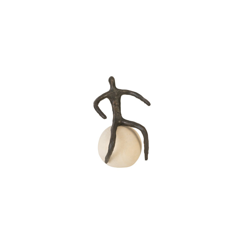 Figure on Wood Base